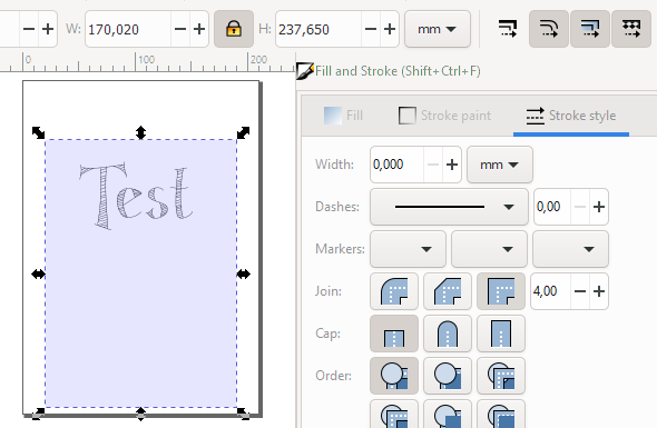 Size calibration Inkscape DXF to Silhouette Studio