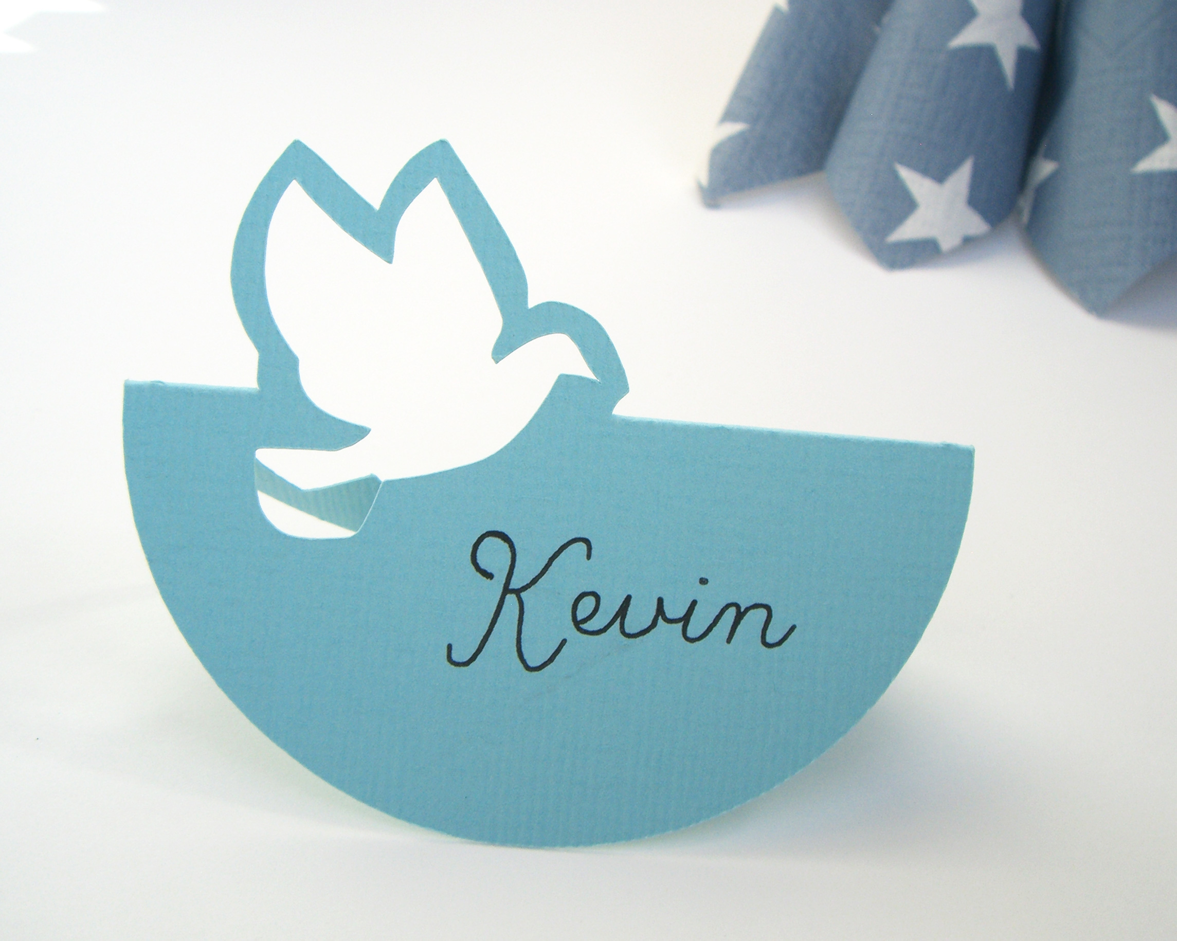 dove baptism christening place card cutting file