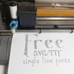 Free SVG/TTF single line fonts