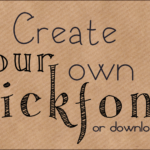 Create your own stickfonts