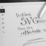 Testing SVG export from the reMarkable tablet